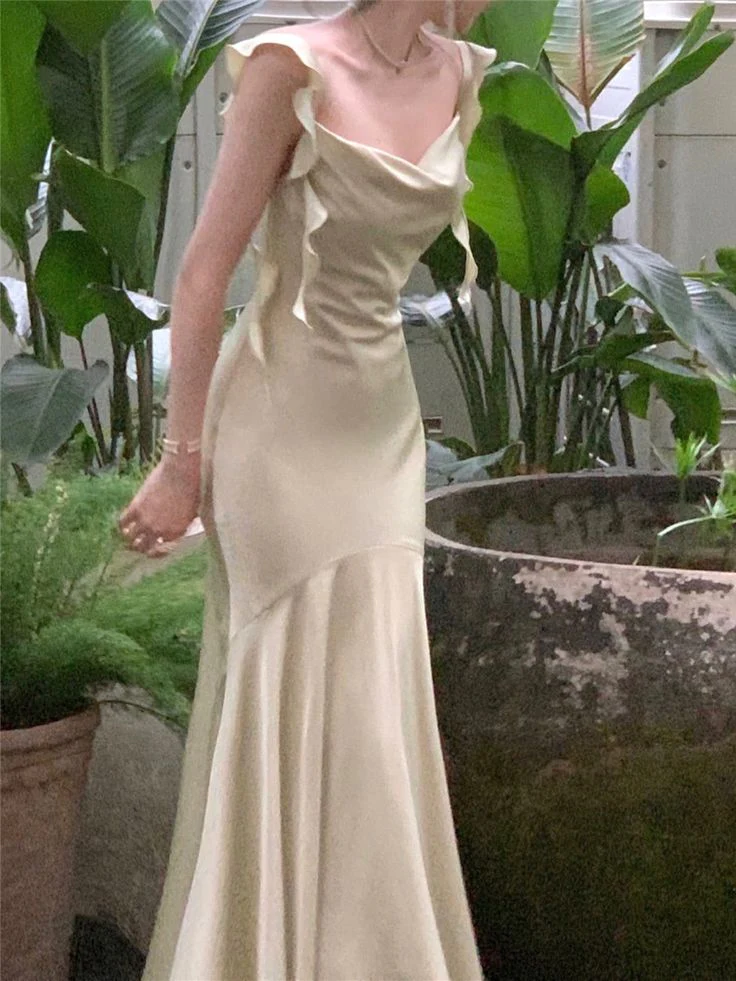 Elegant Ivory New Fashion Prom Dress Party Birthday Outfits fg4511