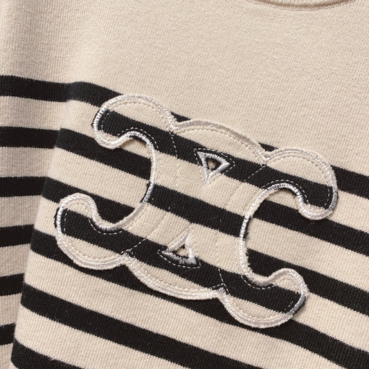 Celine 25 Knitted T-shirt White Wool 293418