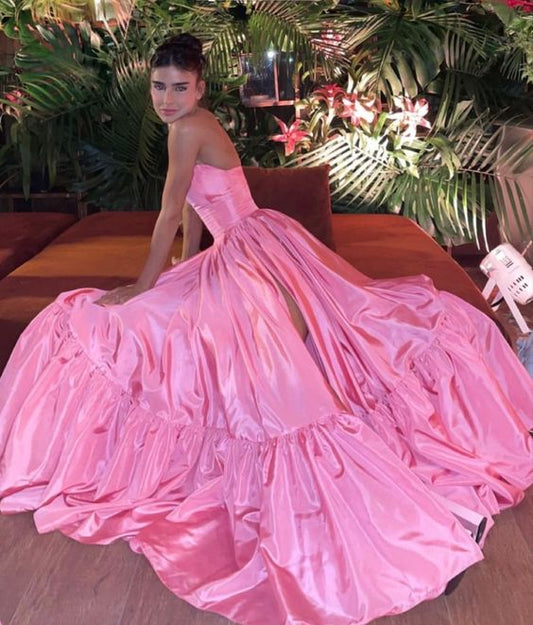 Pink Prom Dress Women Sexy Dresses Elegant Party Dress fg1968