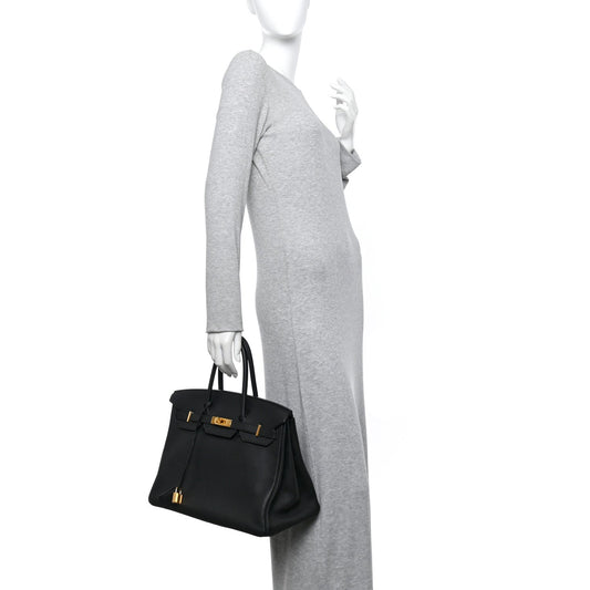 Togo Birkin 35 Black