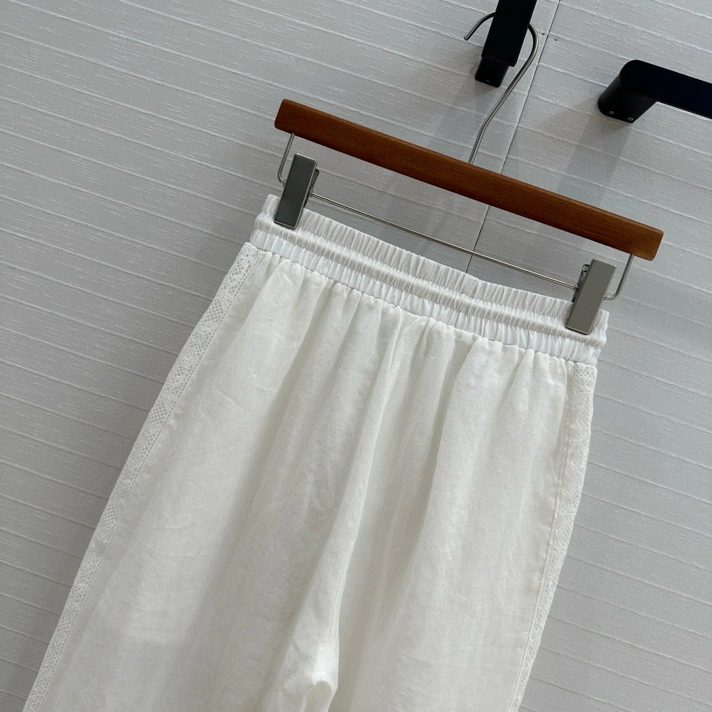 ZIMMERMANN LINEN LACE PANTS 276101