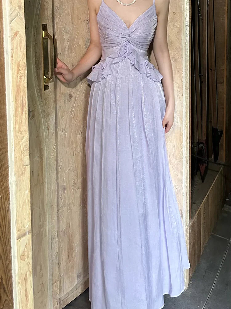 beautiful backless seaside holiday dress party dress S6053