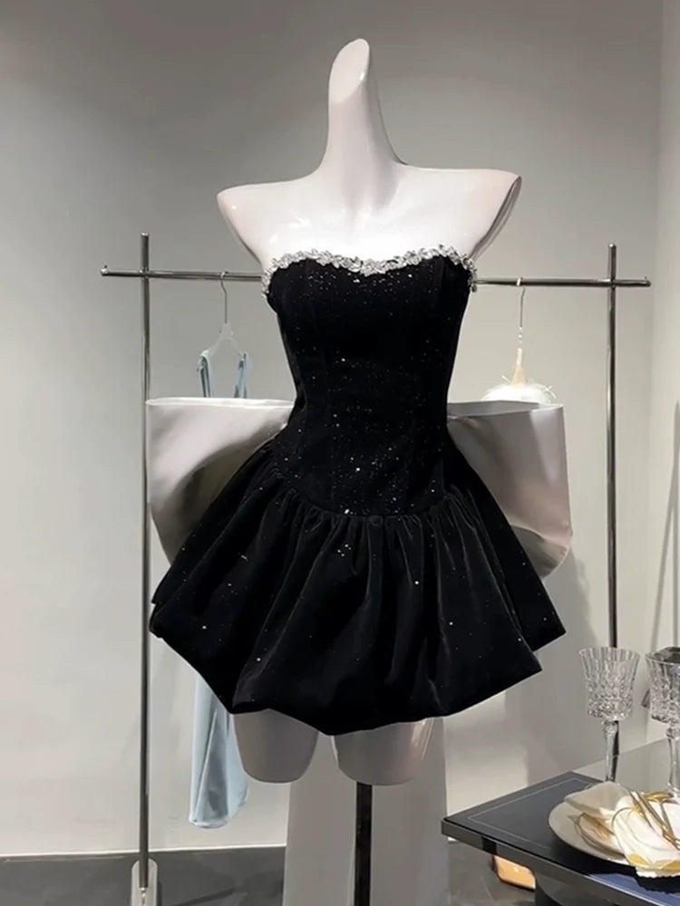 Birthday dress luxury princess velvet dress S5837