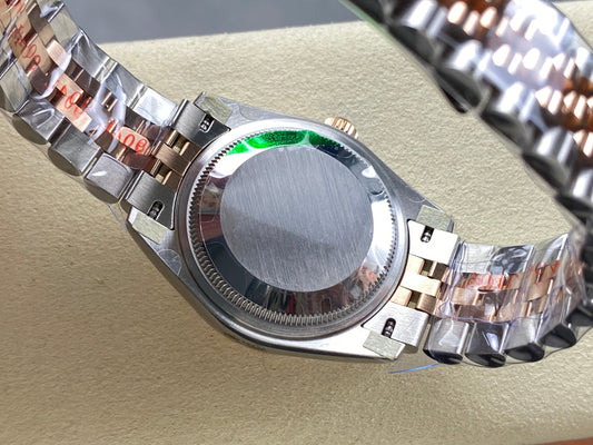Datejust 31mm Pink Gold Steel Salmon Dial
