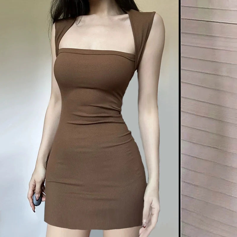 Fashion Brown Dress S878