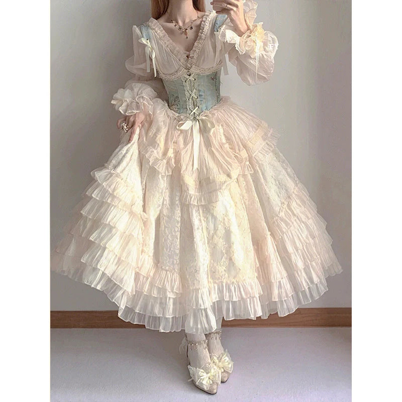 Lolita gorgeous suit women's dress sweet and elegant Halloween princess dress S5562