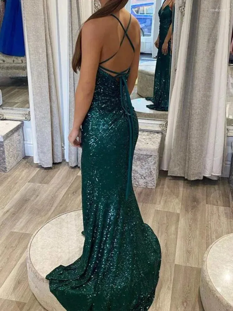 Special Occasion Dresses Sexy Sequin Prom Dress    S2482