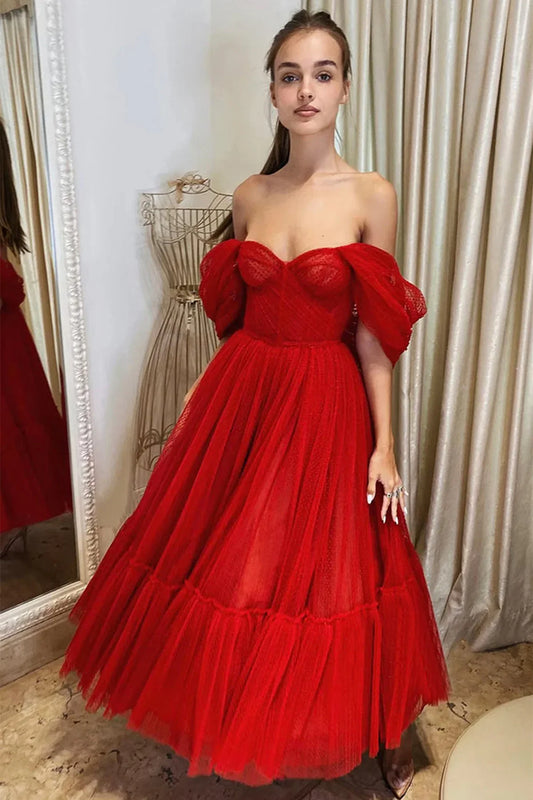 Red Party Prom Dresses Red Evening Dress     S2255