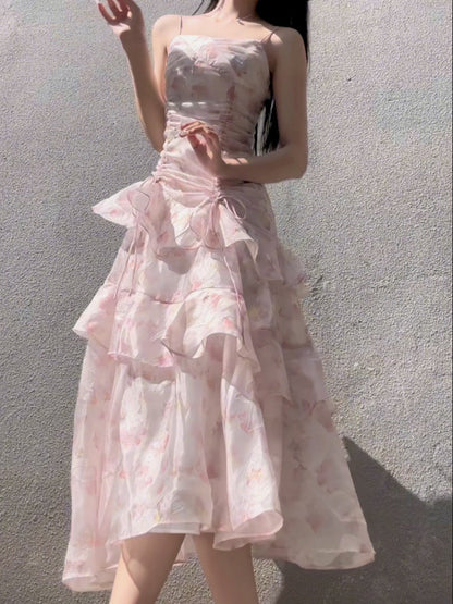 Floral Dress Chiffon Fairy party dress       S6005