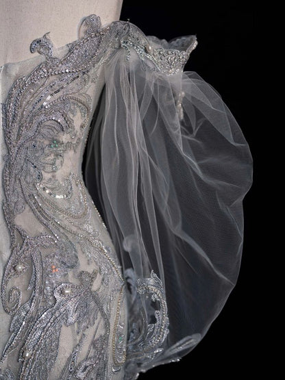 Off Shoulder Mermaid Long Princess Dress Evening Gown       S6558