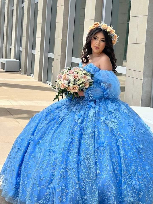 A line Sweetheart Quinceanera Dress Ball Gown        S6121