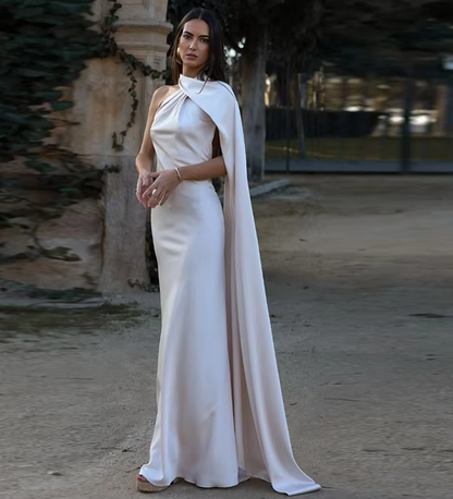 Casual Dresses Women Backless Sexy Satin Ribbon Sleeveless Elegant Lady Party Gown Long Evening Prom Dresses