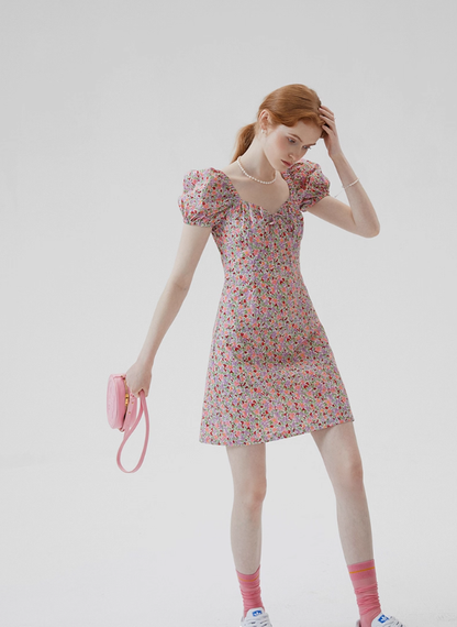 French dress skirt summer short floral skirt petite short skirt female summer 2025 new R3461