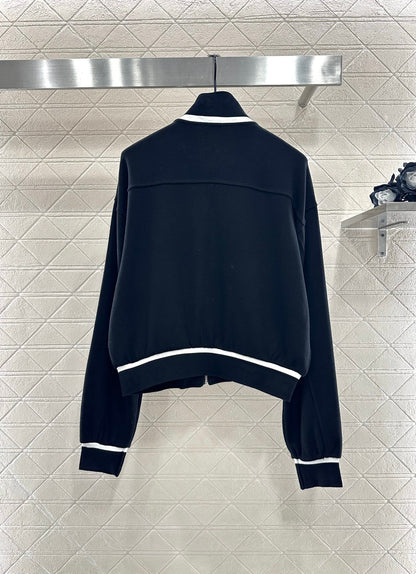 CC 25 Jacket and Pants Set Black Viscose and Polyester