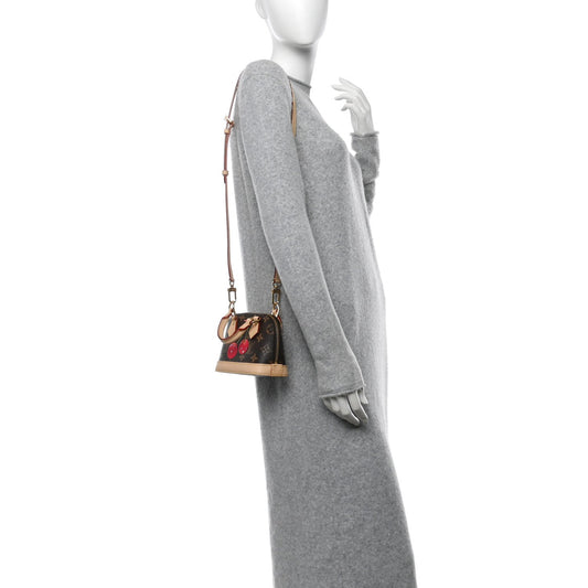 LV X TM Monogram Cerises Nano Alma