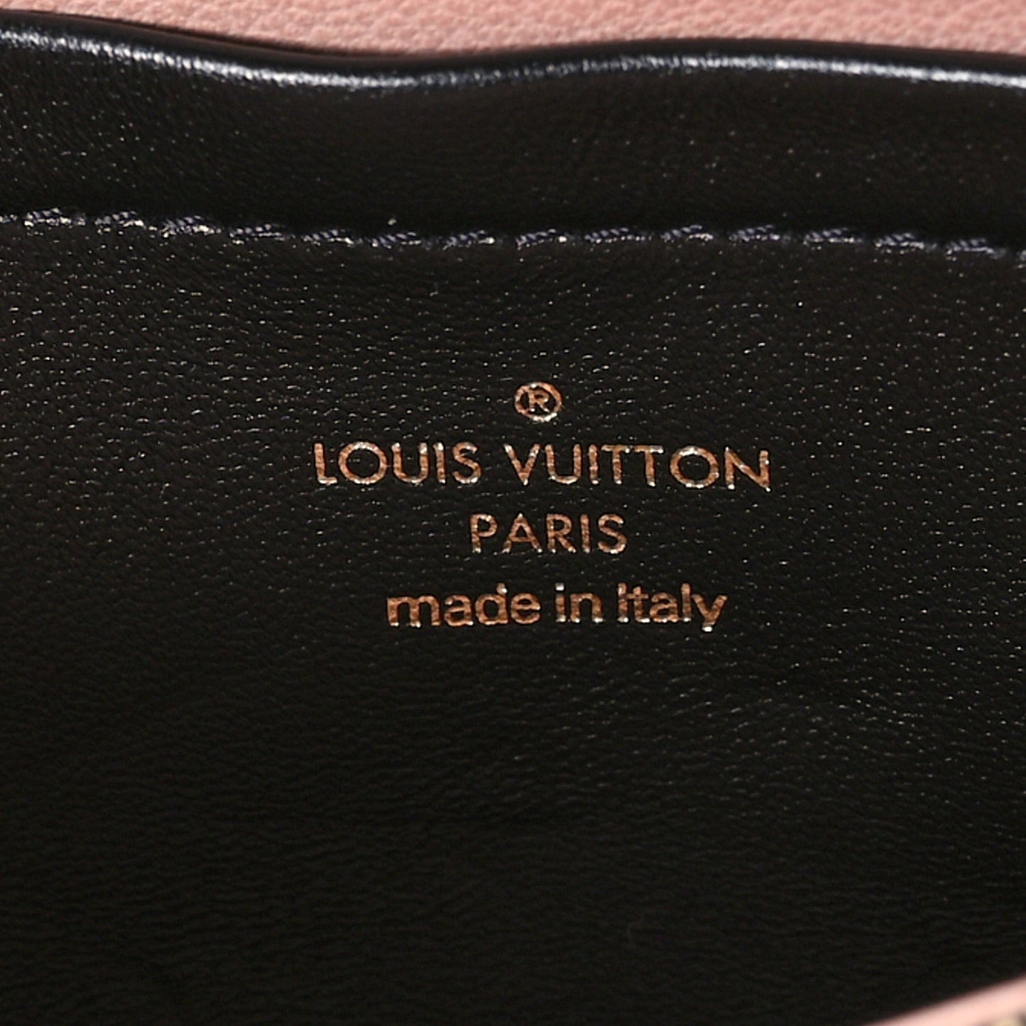 Lambskin Embossed Monogram Pochette Coussin Crossbody Black