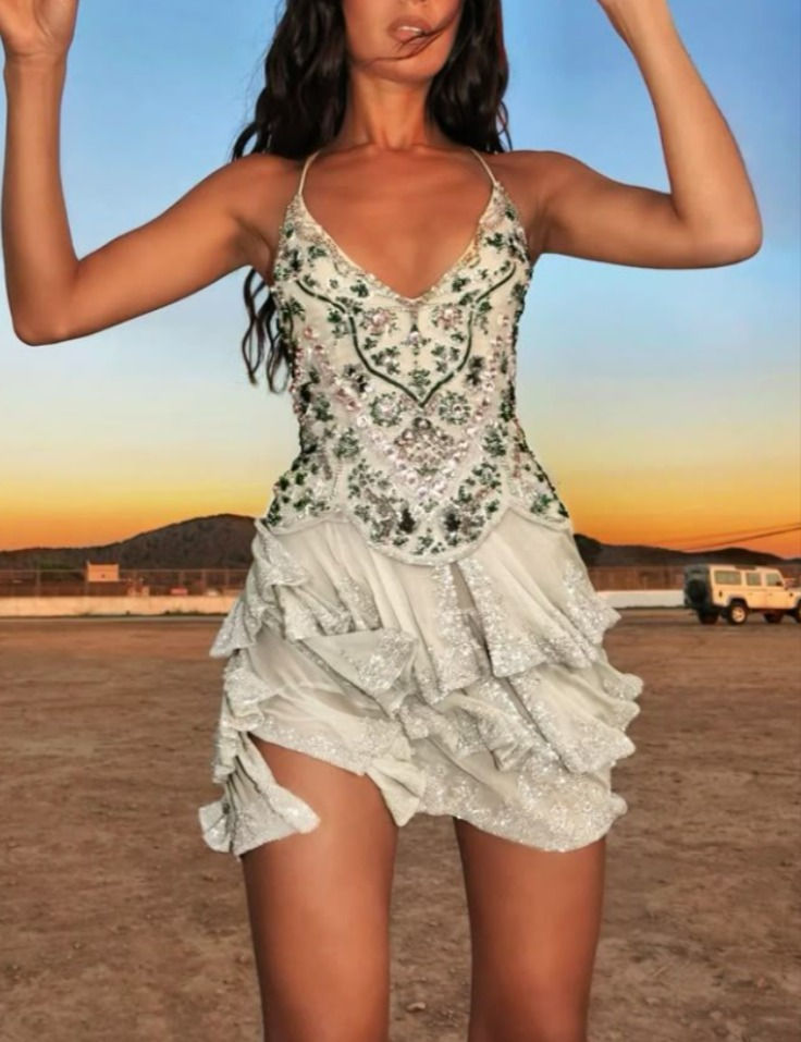 Gorgeous Spaghetti Straps Mint Green Chiffon Graduation Homecoming Dress 18th Birthday Outfits Y9143