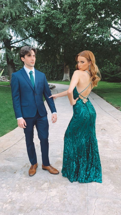 New arrive green prom dress Evening Gown Long Prom Dresses