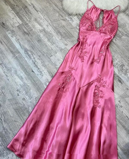 V neck Long Prom Dress Evening Dress      fg5162