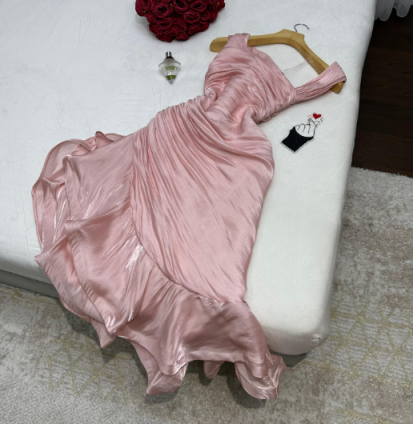 Pink Prom Dresses Evening Party Dress    fg7351