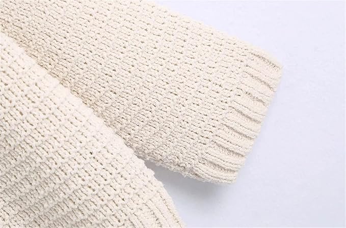 New vintage fashion long sleeve hooded loose knit sweater     S2511