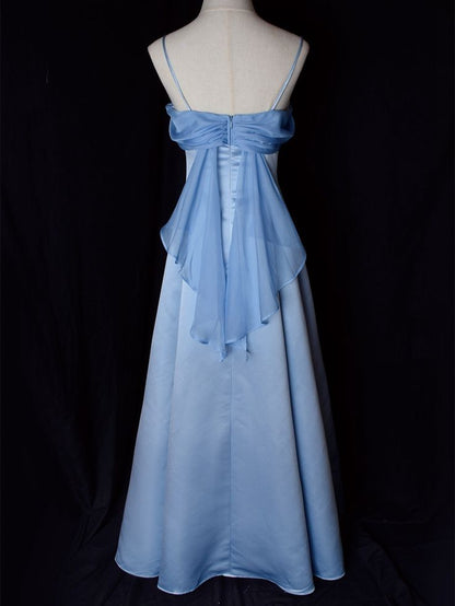 Vintage Spaghetti Straps Gown Elegant Prom Dresses
