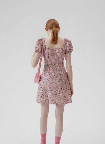 French dress skirt summer short floral skirt petite short skirt female summer 2025 new R3461