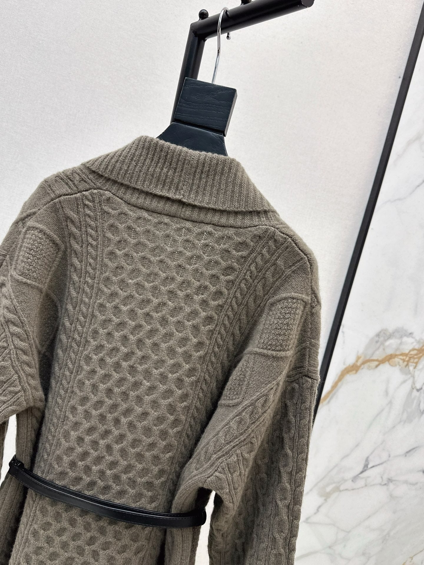 HERMES 25S LONG KNIT CARDIGAN 99430