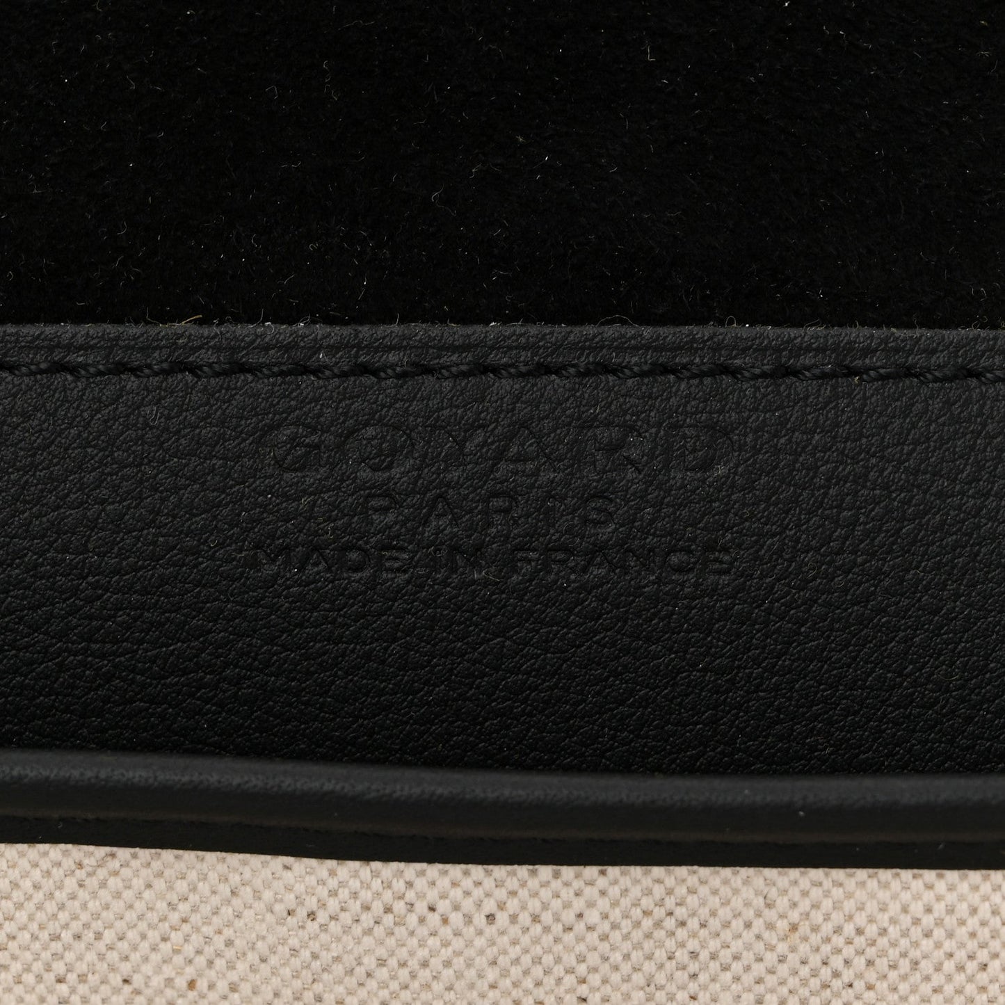 Goyardine Coursier Messenger Bag Black