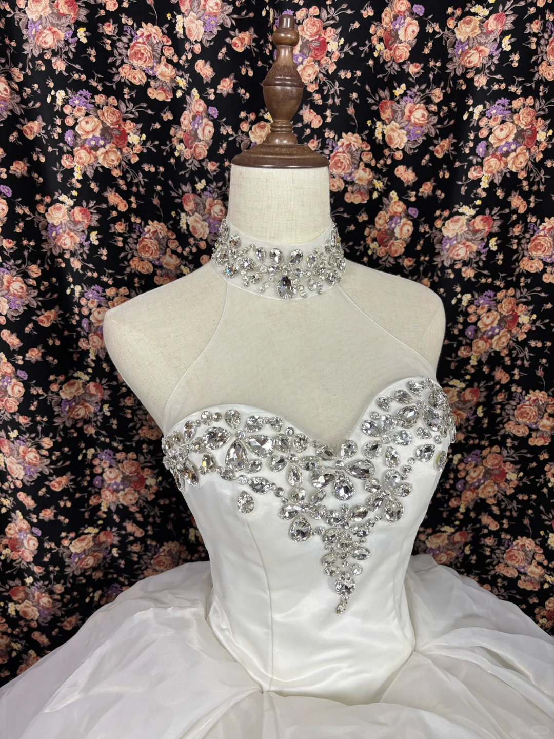 Retro Beading Strapless A-Line Tulle Quinceanera Dresses Sweet 17 Birthday Ball Gowns, D1428
