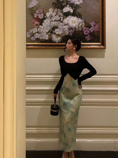New style dress long skirt     S5483