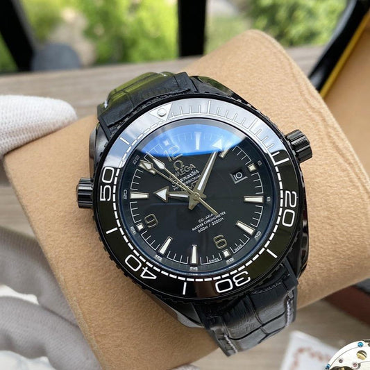 SEAMASTER PLANET OCEAN 600 GMT ALL BLACK CERAMIC