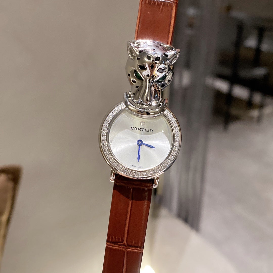 LA PANTHERE 23.6MM QUARTZ SMALL MODEL STEEL