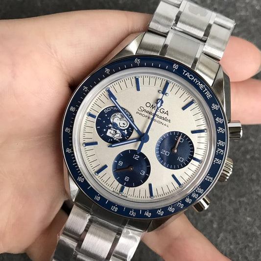 SPEEDMASTER SILVER SNOOPY STAINLESS STEEL BEST VERSION