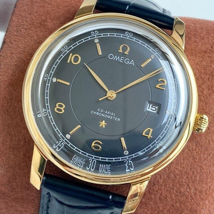 DE VILLE CO-AXIAL MASTER CHRONOMETER GOLD CASE