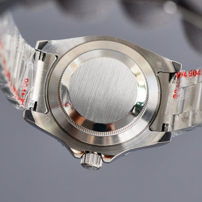 YACHT MASTER 40MM CERAMIC BEZEL BLACK DIAL