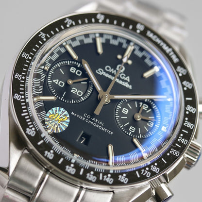SPEEDMASTER RACING MASTER CHRONOMETER 44MM CERAMIC BLACK DIAL
