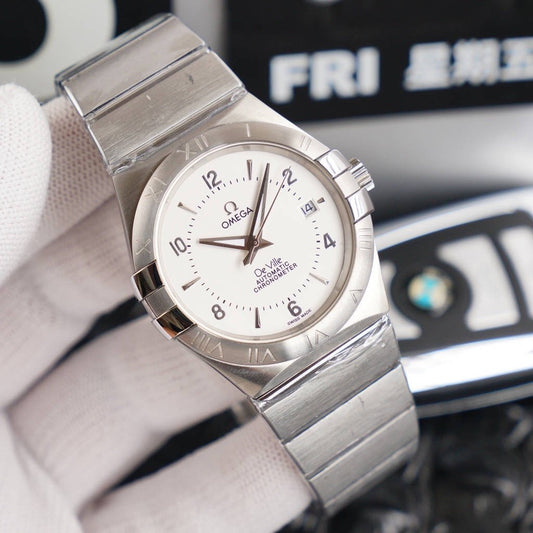 CONSTELLATION 38MM ROSE GOLD STEEL