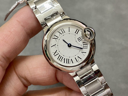 BALLON BLEU 28MM STAINLESS STEEL WHITE DIAL