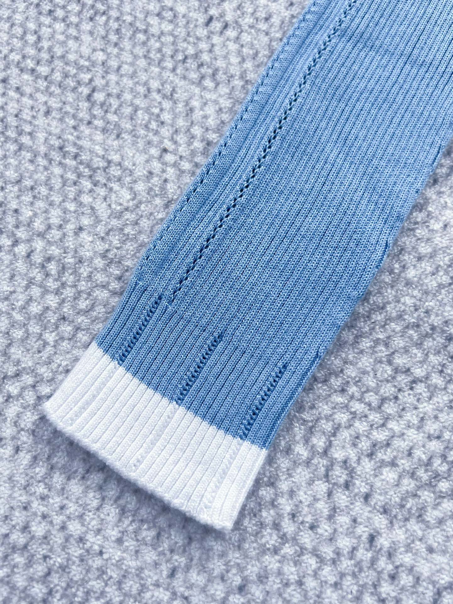 CC Cardigan Blue Cotton