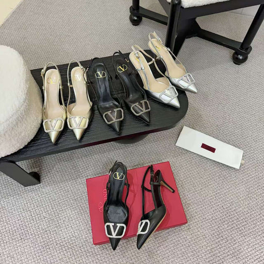 Valentino Slingback Pump High heels Sheepskin 239560