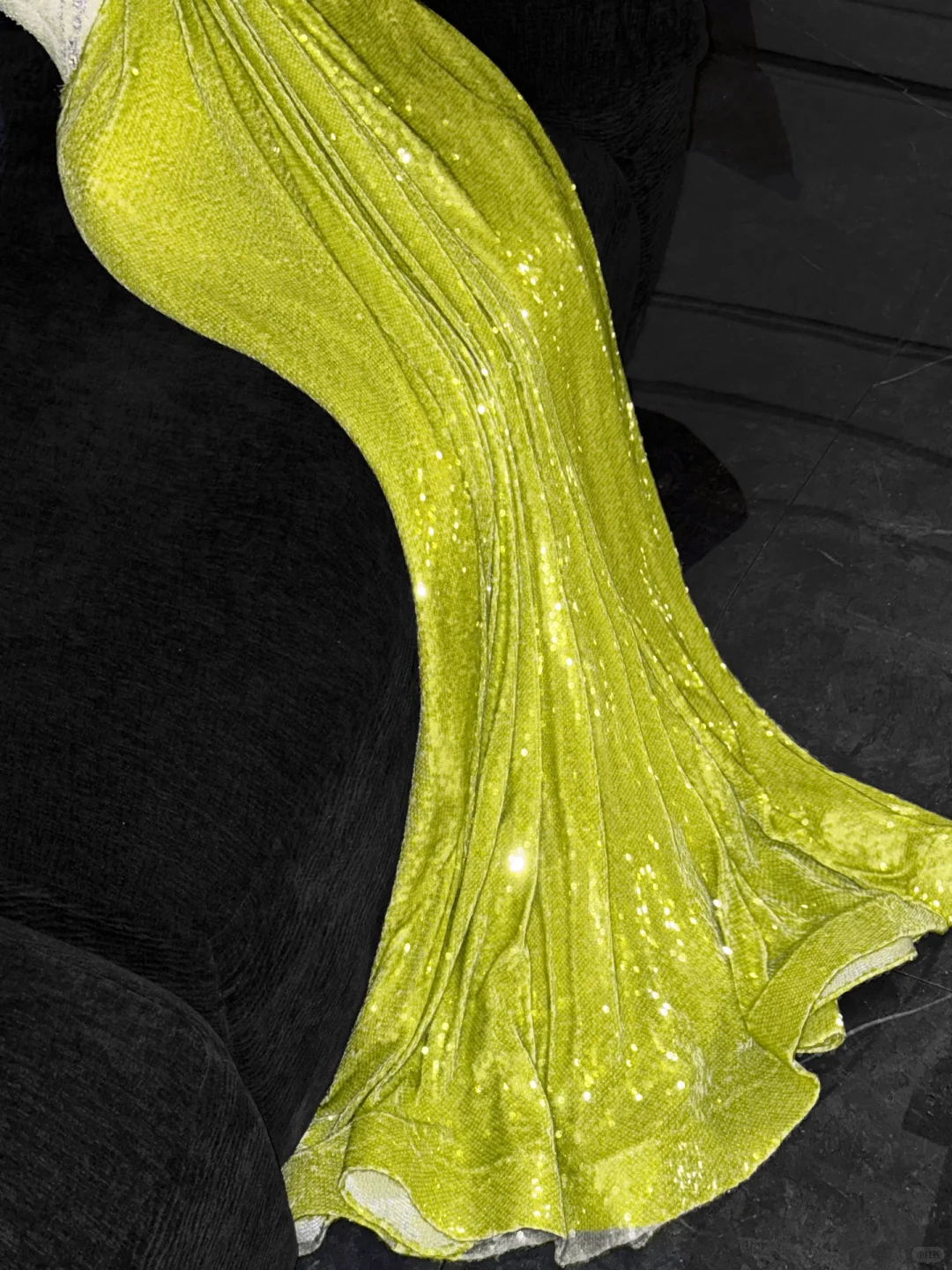 Sparkling  Green Sequined Design Elegant Mermaid Prom Dress Evening Dress D1693
