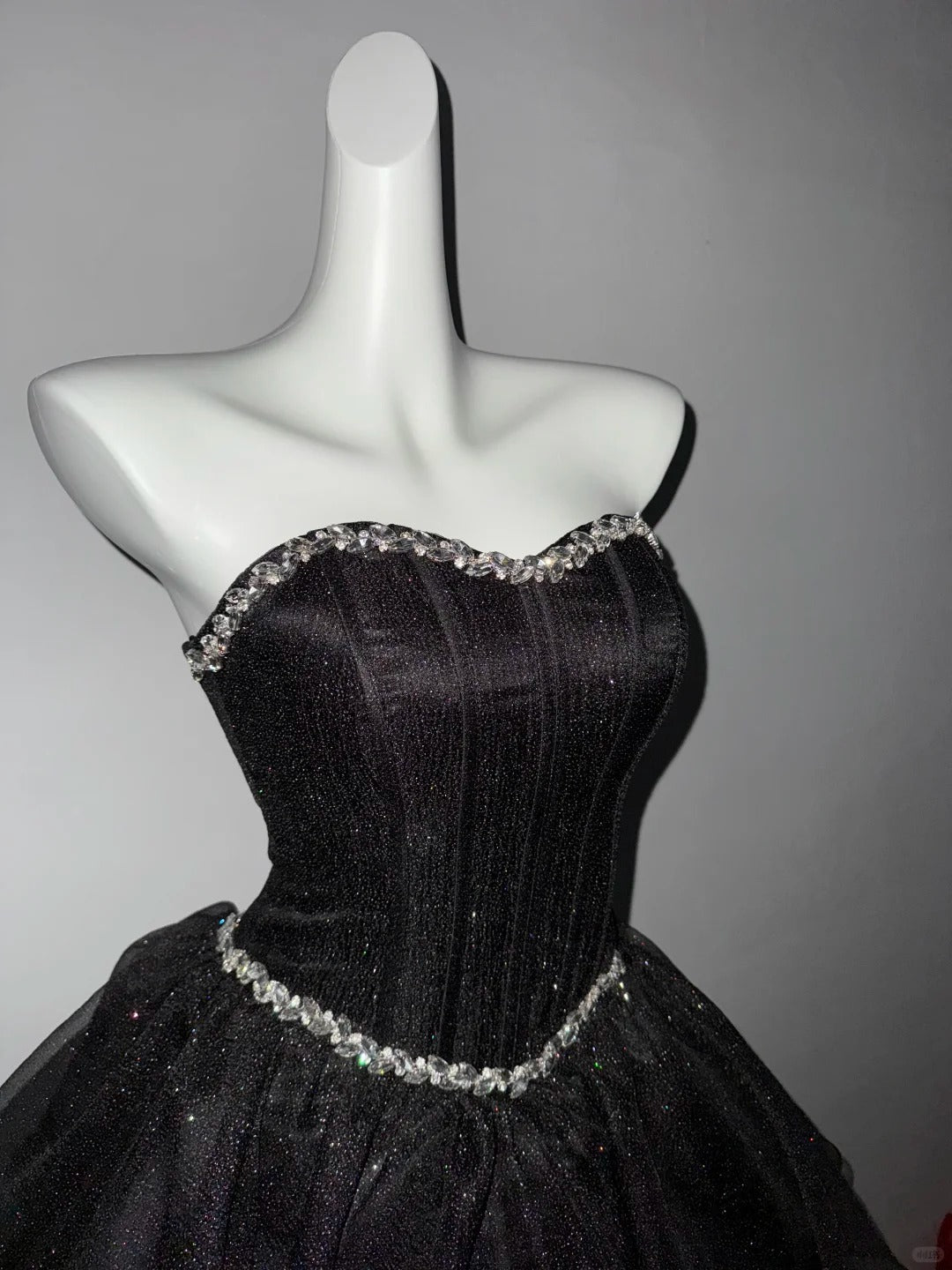 Elegant Homecoming Dress Sweetheart Rinestone Tulle Prom Dress Back to School Outfits Party Dress  D6134