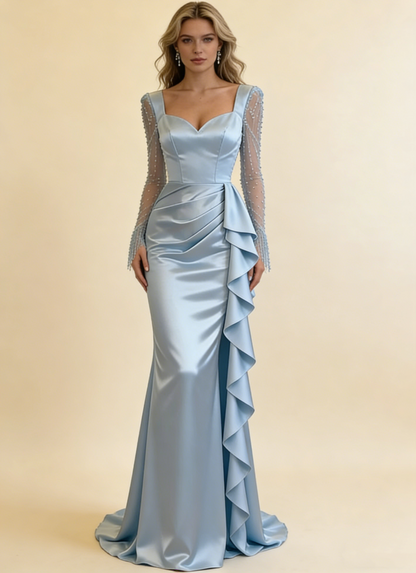 Newest Prom Dress Sweetheart Pleated Gala Dress Formal Dress Evening Dress  D4593
