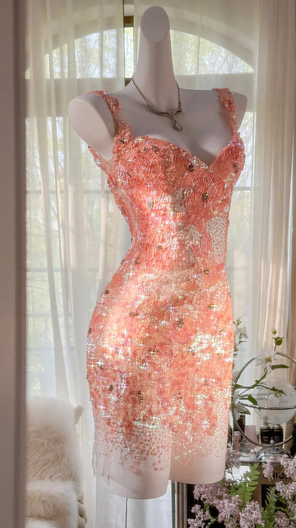 Stunning Homecoming Dress Sweetheart Applique Dress Back to School Outfits Party Dress  D6418