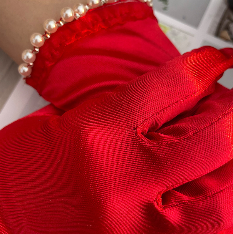 Wedding decoration etiquette reception jewelry exhibition elastic clothing gloves     S6274