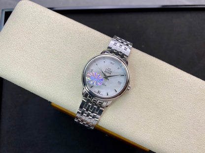Omega De Ville 32.7mm Silver White Dial