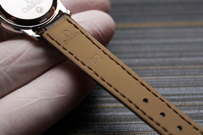 Omega De Ville 27.4mm Blue Dial Leather