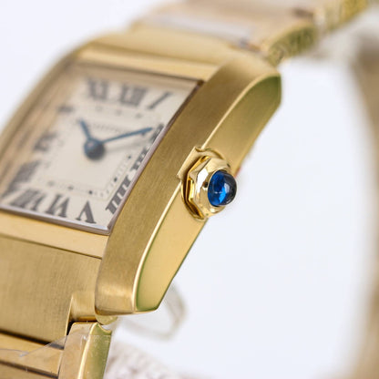 TANK FRANCAISE GOLD GREY DIAL