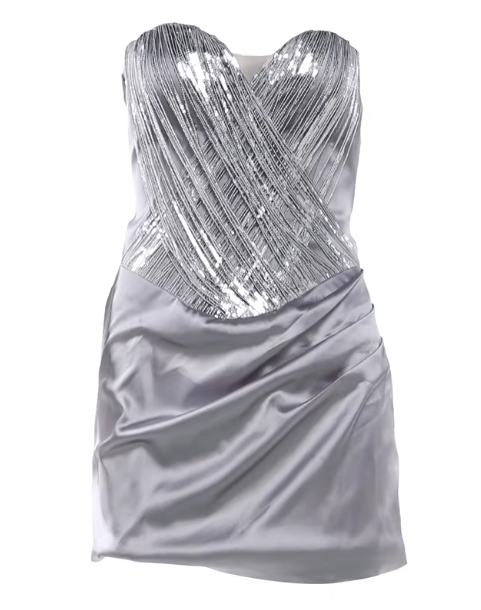 Fashion Gray Women‘s Dress S408